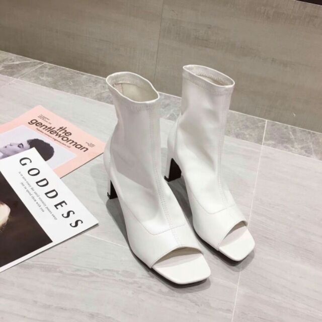 Boot hở mũi cao cấp