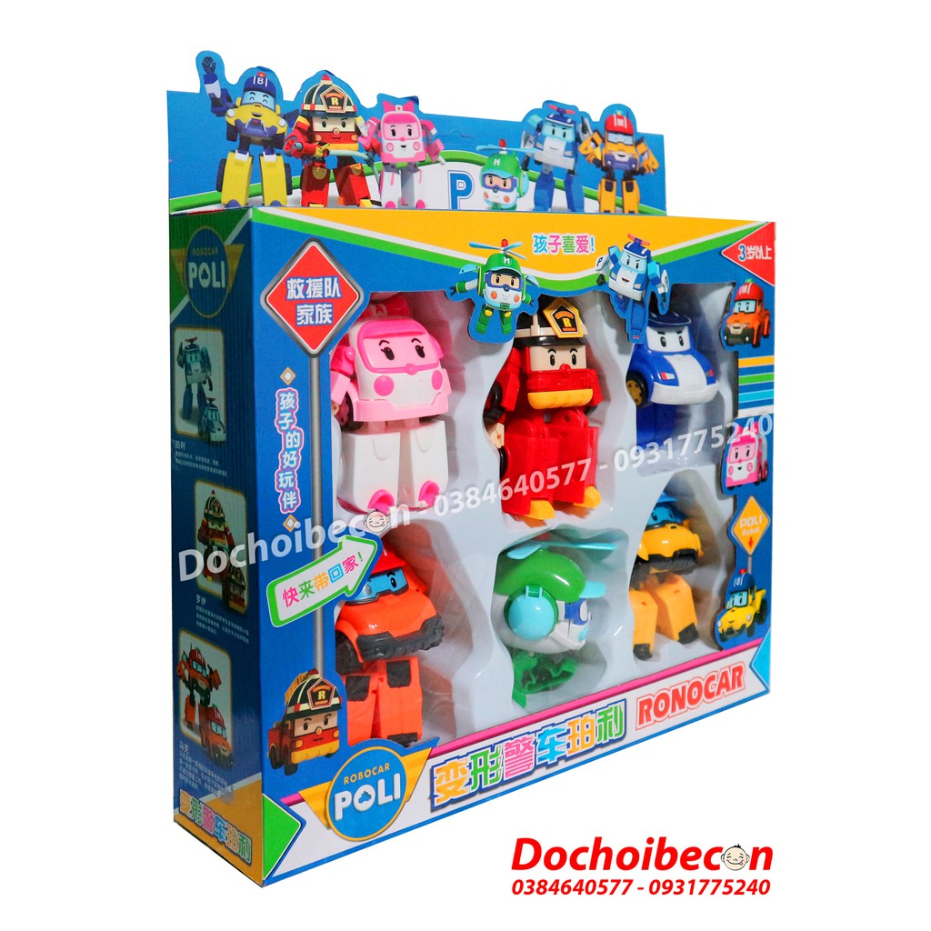 Xe Biến Hình Robot Robocar Poli 83168-6 - Loại 1 (Loại lớn) #Poli #Policar #Robocar