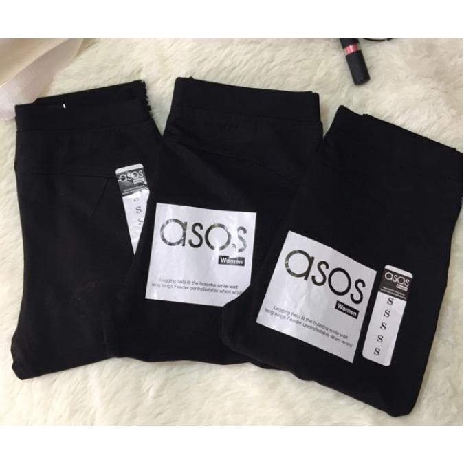 [Mã SKAMSALE06 giảm 10% tối đa 100K đơn 150K] Quần legging nâng mông nữ asos đứng form dáng cực đẹp