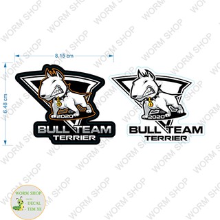 Tem Logo BULL TEAM - Tem 3 lớp chống nước, chống phai màu