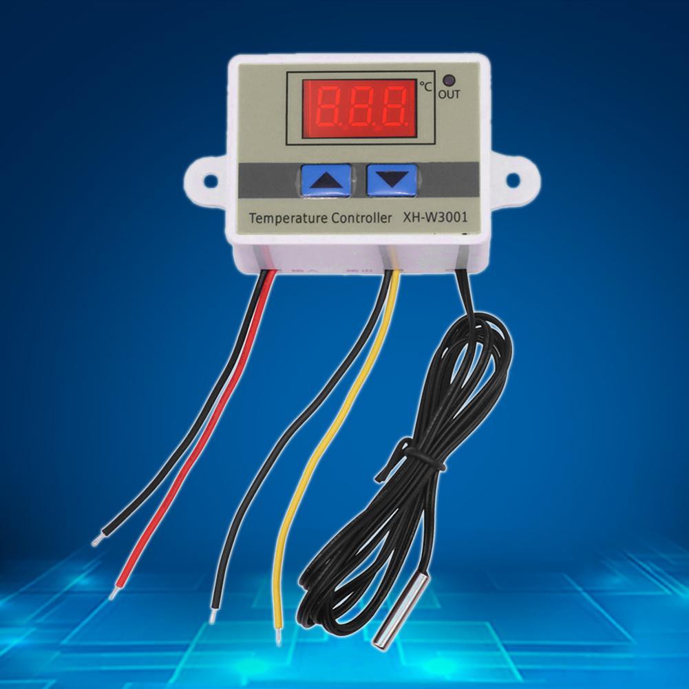 Đồng hồ điện tử cảm biến nhiệt độ 220V 10A + phụ kiện đi kèm