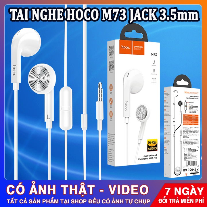 Tai Nghe Nhét Tai Hoco M73