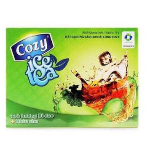 Trà Hòa Tan Cozy (Đào, Chanh, Bí Đao) Hộp 18 Gói