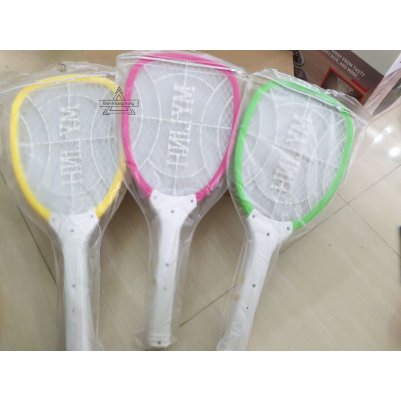 Vợt muỗi 3 lớp, vợt bắt muỗi Mỹ Linh, dụng cụ vợt lưới điện diệt ruồi, muỗi, côn trùng, có đèn LED ML3688