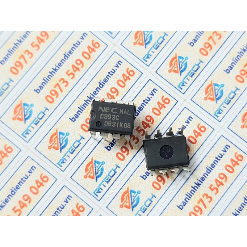 [Combo 5 chiếc] C393C UPC393C IC so sánh kép DIP-8