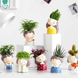 Chậu mini hoạt hình (sẵn hàng )