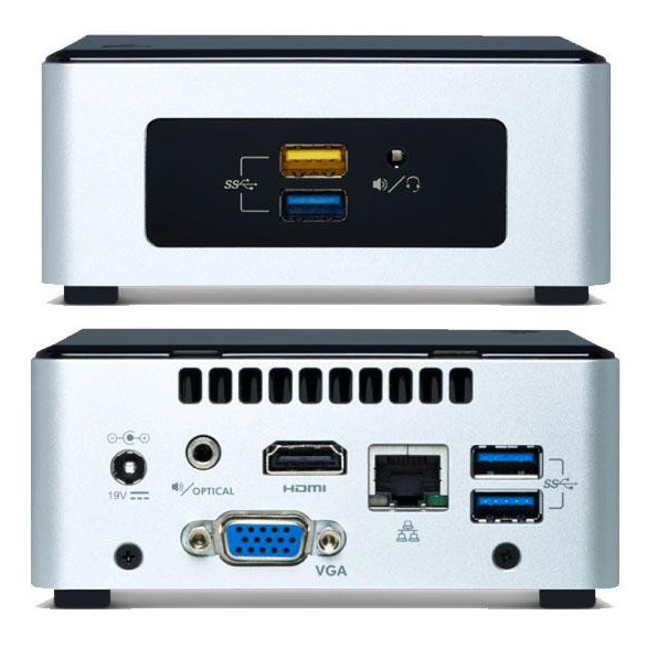 Bộ máy tính văn phòng để bàn mini Intel NUC NUC5PPYH Đã bao gồm Ram 4G và SSD 120G | WebRaoVat - webraovat.net.vn