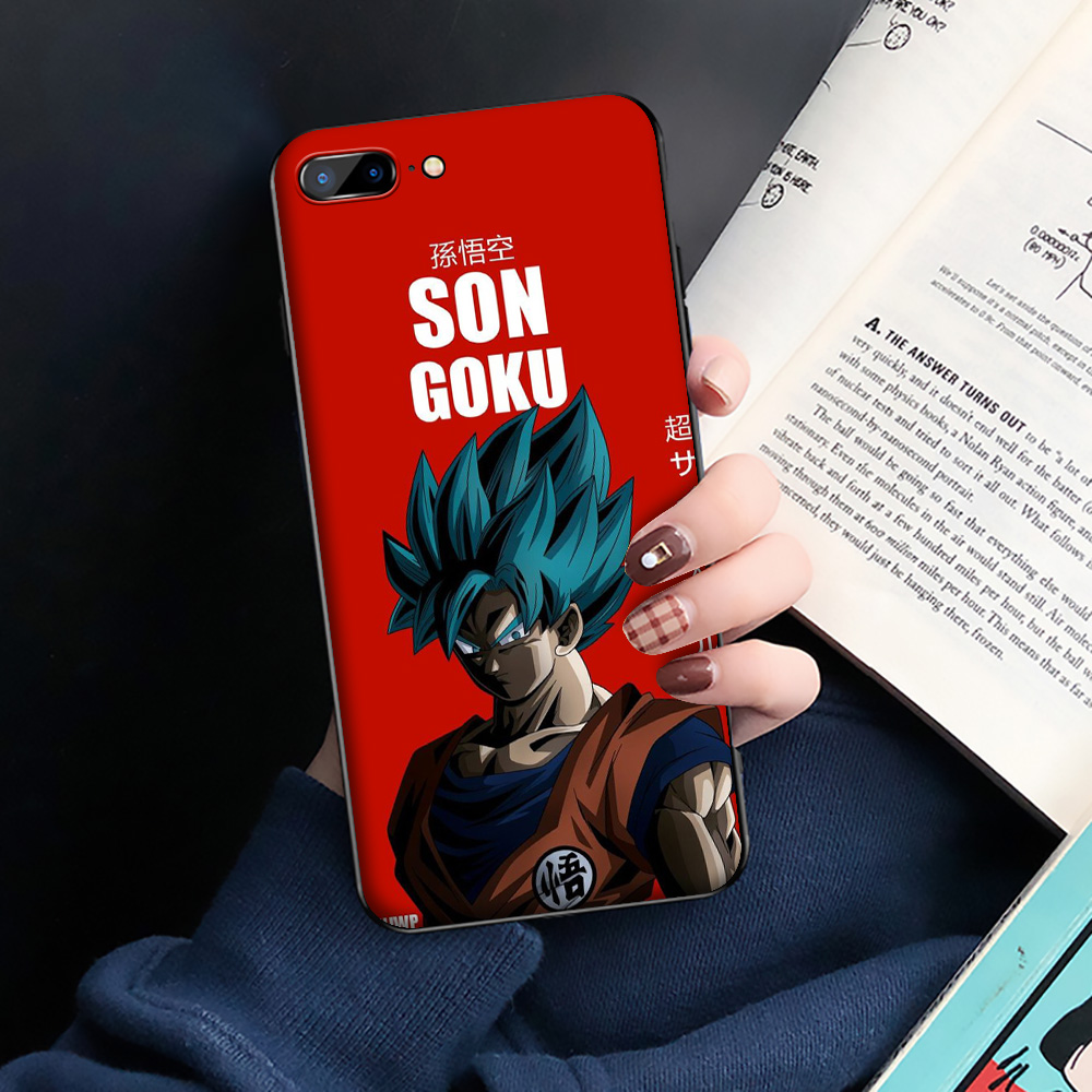 Ốp Điện Thoại Silicon Mềm Hình Goku Vs Golden Dragon Ball Lc47 Cho Iphone 12 Mini 11 Pro Xs Max Xr X Xs