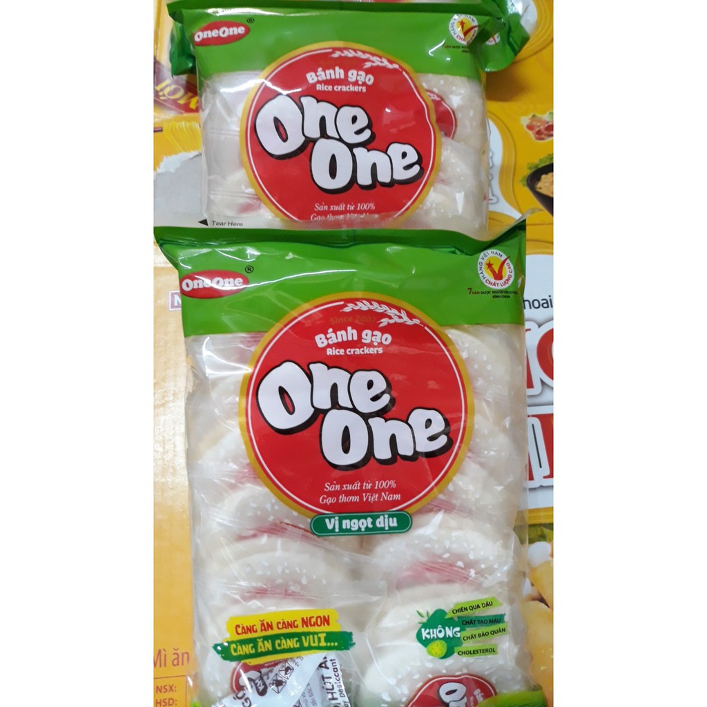 Bánh Gạo One One Vị Ngọt Dịu Gói 150g - 230g