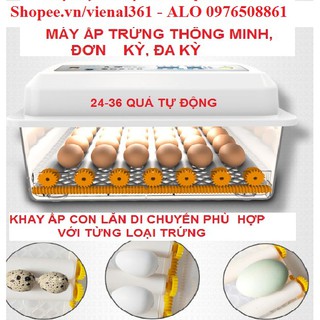 Máy ấp trứng mini 24 quả hàng cao cấp di chuyển con lăn phù hợp với loại trứng)