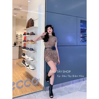 ĐẦM BODY DA BEO THỜI TRANG