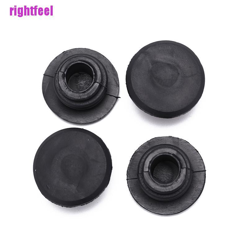 Bộ 4 nút cắm đầu tay lái xe đạp đua bằng cao su màu đen