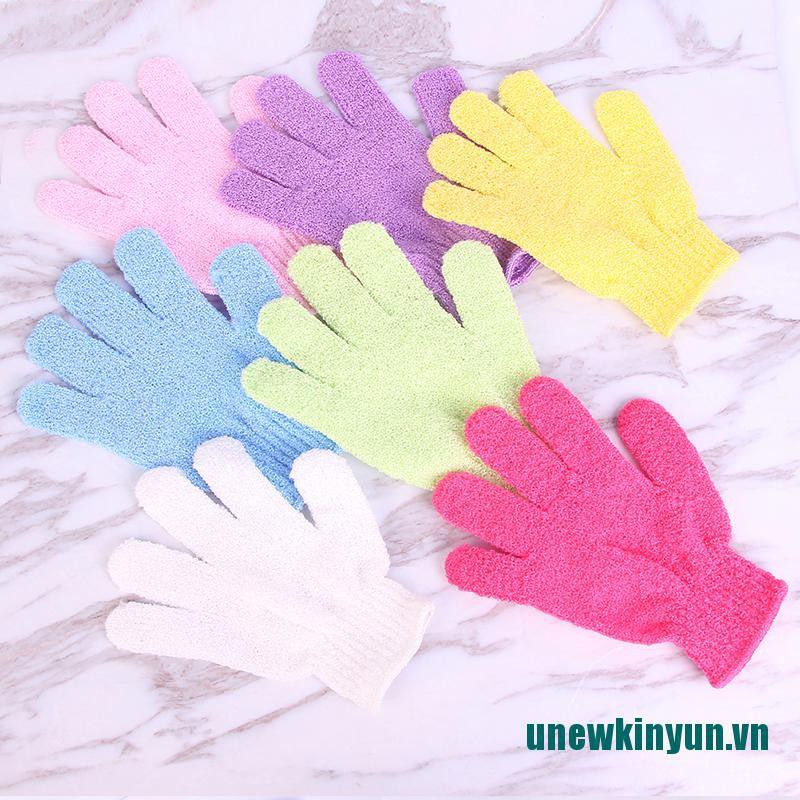 Unewkinyun.vn☀Găng tay đi tắm Bằng Xơ Mướp Giúp Mát Xa Và Tẩy Tế Bào Chết
