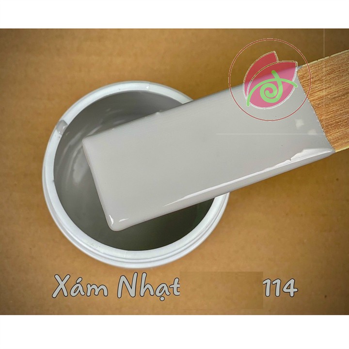 Sơn chậu kiểng , cảnh hệ nước YES hoặc Okay màu Xám nhạt ( 1kg )