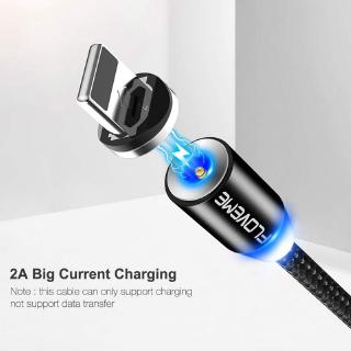 Dây sạc đầu nam châm Micro USB /Type C/Lightning 1M 2A cho iOS/Android