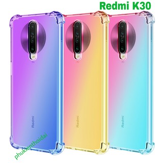 Ốp lưng Xiaomi Redmi K30 dẻo TPU chống sốc đa sắc lồi 4 góc 1