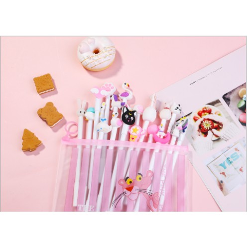 Set 20 chiếc Bút siêu xinh cute kèm túi đựng