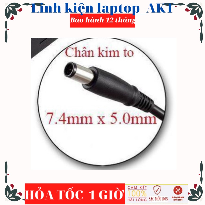 Sạc Dell 19.5V-3.34A-65W-ZIN chân kim to Latitude 5400 E5470,INSPIRON 5548 15 5548 15 5000 VOSTRO 1014 1088 1310 1540