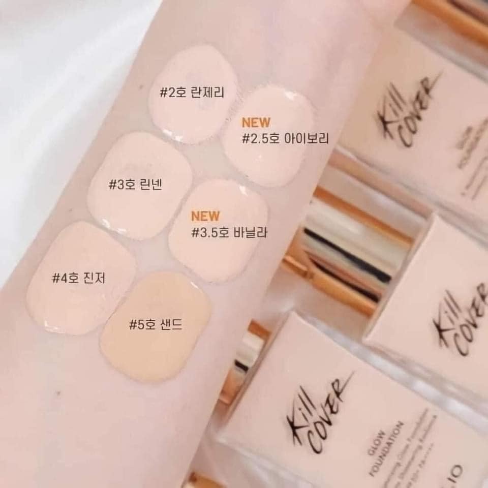 Kem Nền Clio Kill Cover New Matte Foundation 15ml