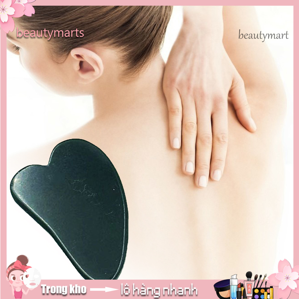 [Hàng mới về] Dụng Cụ Lăn Massage Hình Trái Tim Bằng Đá Cao Cấp Tiện Dụng