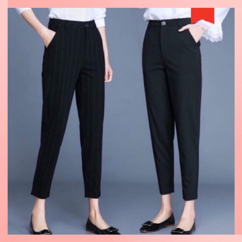 QUẦN BAGGY 1LY KẺ TRƠN THANH LỊCH