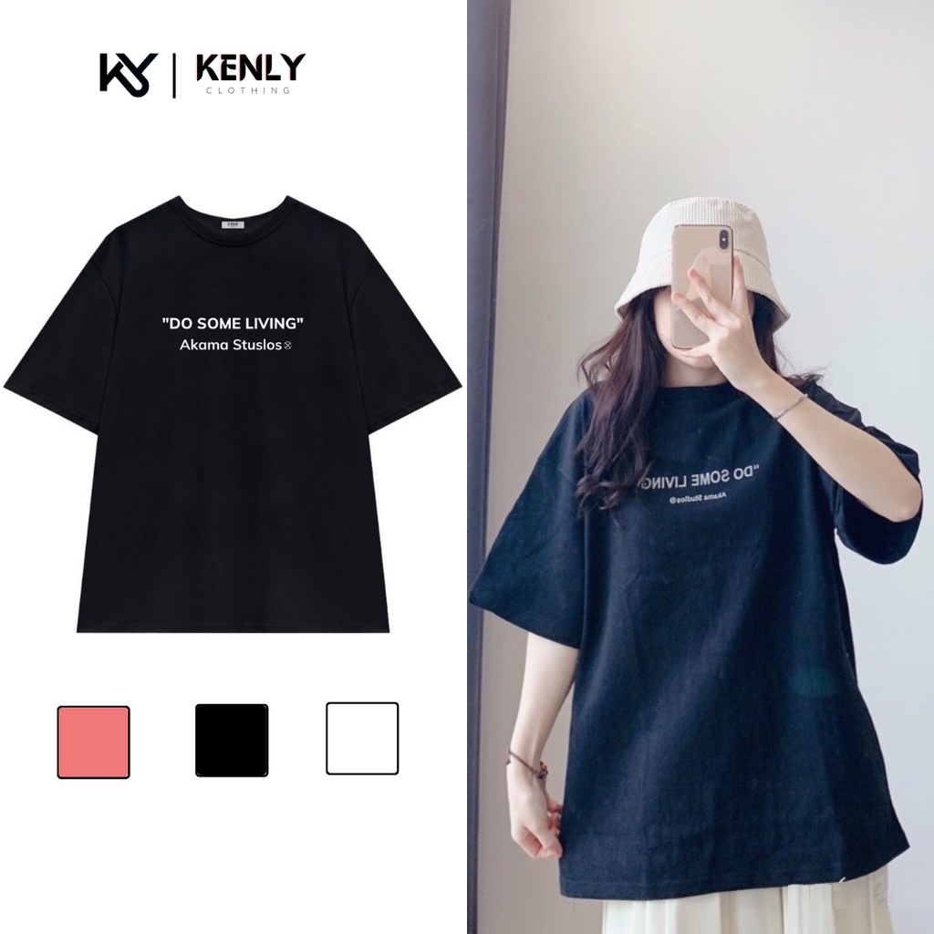 Áo 3158 chất cotton khô form rộng nữ dày dặn quảng châu DO SOME LIVING - NH14 - KENLY