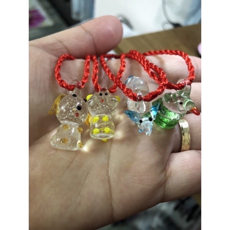 combo 2 vòng tay chỉ đỏ con giáp phát sáng