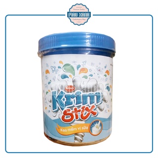 Kẹo Que Mềm Krim Stix Vị Sữa (Hũ 100 que)