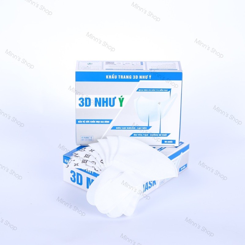 [Mã SKAMCLU7 giảm 10% tối đa 50K đơn 0Đ] khẩu trang 3D mask 1 hộp 50c | BigBuy360 - bigbuy360.vn