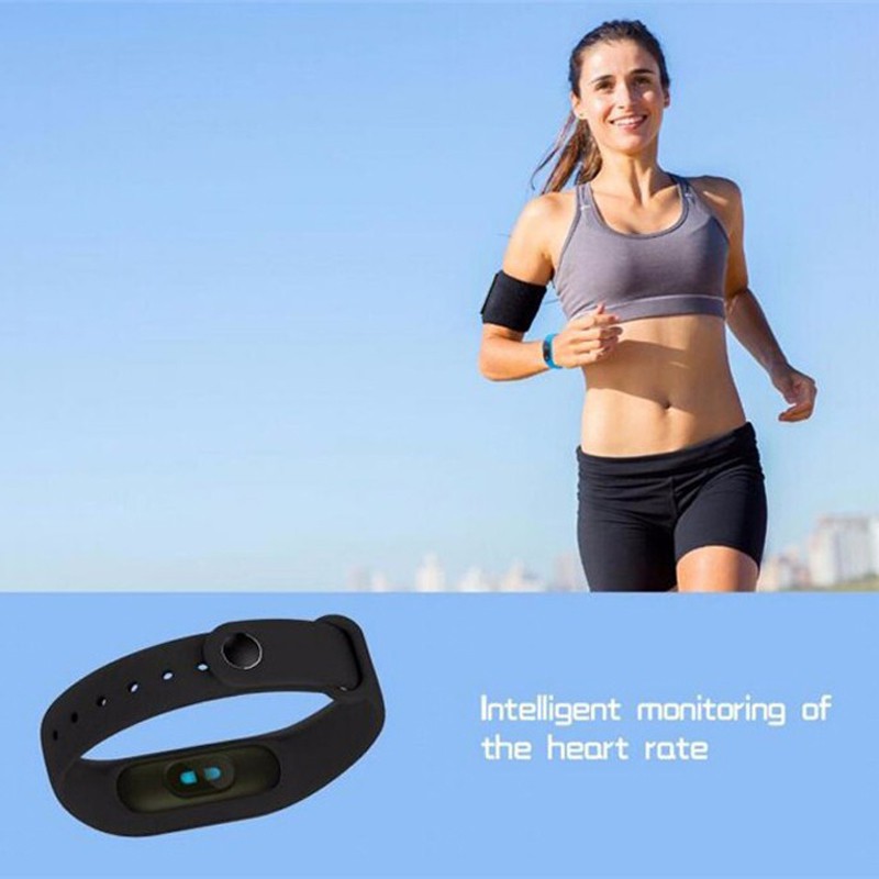 Vòng đeo tay Mi Band 2 kết nối Bluetooth theo dõi nhịp tim