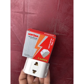 Ổ cắm nối chia điện đa năng 1ra 3 sopoka p11 chịu tải 2200w
