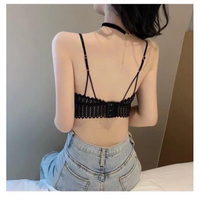 Áo lót ngực sexy bra ren hai dây siêu hot ms384