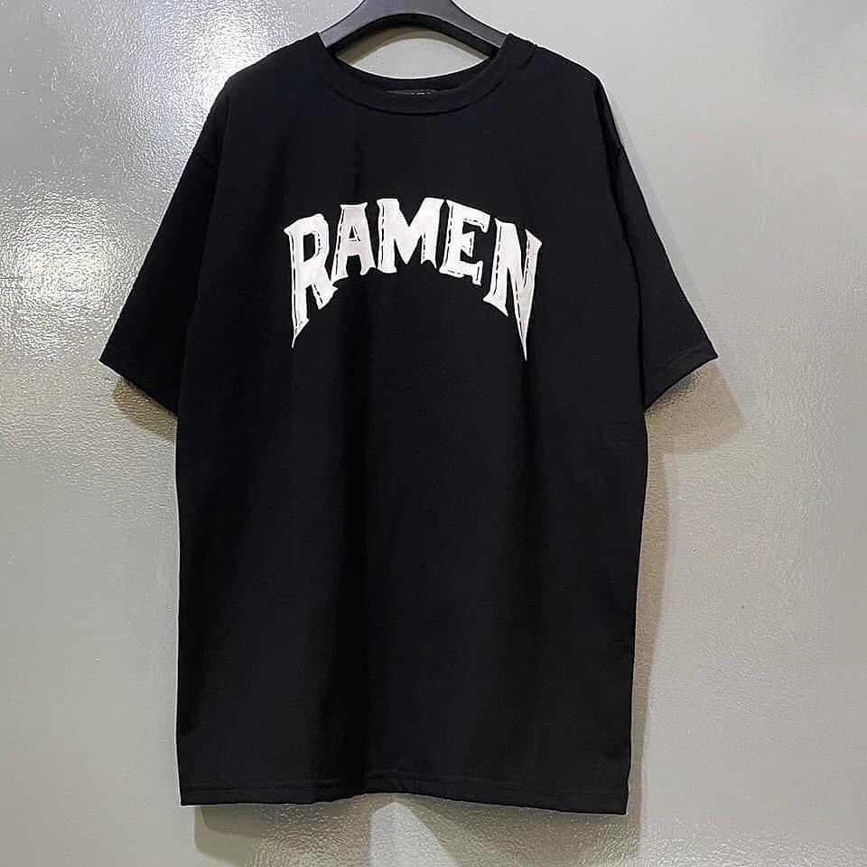 Áo thun tay lỡ form rộng Naruto ăn mì Ramen phong cách unisex cho cả nam nữ, có big size - Áo thun oversize nam nữ AL14