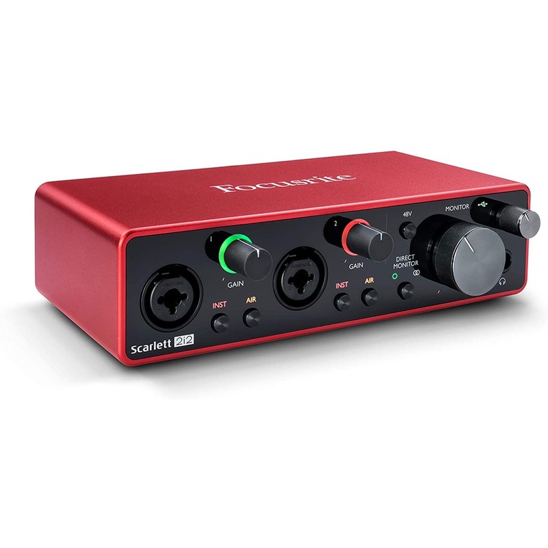 Focusrite Scarlett 2i2 ⚡FREESHIP⚡ Sound Card Âm Thanh - Focus USB Audio SoundCard (3rd - Gen)