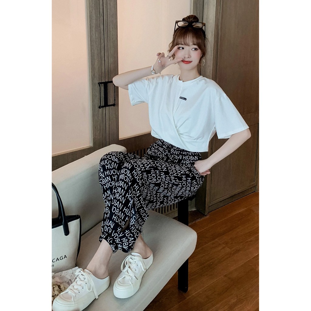 Set áo phông quần thụng streetwear LS53 | BigBuy360 - bigbuy360.vn