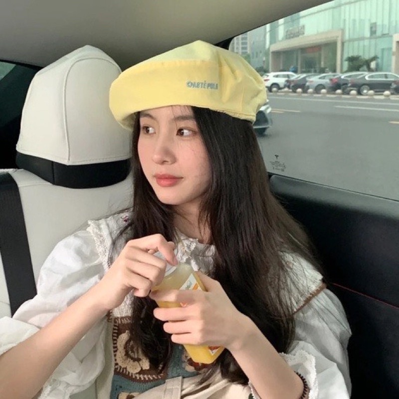 Mũ Nồi Beret 2 Mặt Đơn Giản Thời Trang