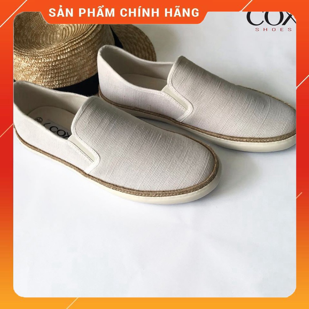 ĐẲNG CẤP TT [COX] Giày Lười Nam DinCox 3338 White CHÍNH HÃNG Đẹp ' . ` ! ☭