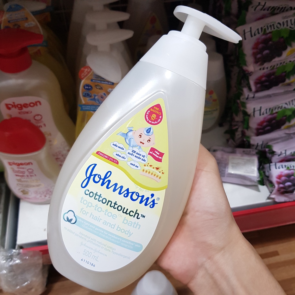 Sữa Tắm Gội Toàn Thân Em Bé Johnson  200ml-500ml