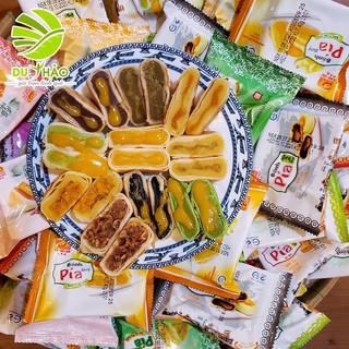 Bánh pía kim sa tân huê viên sóc trăng 10 vị mới, bánh pía sóc trằng mini 40g