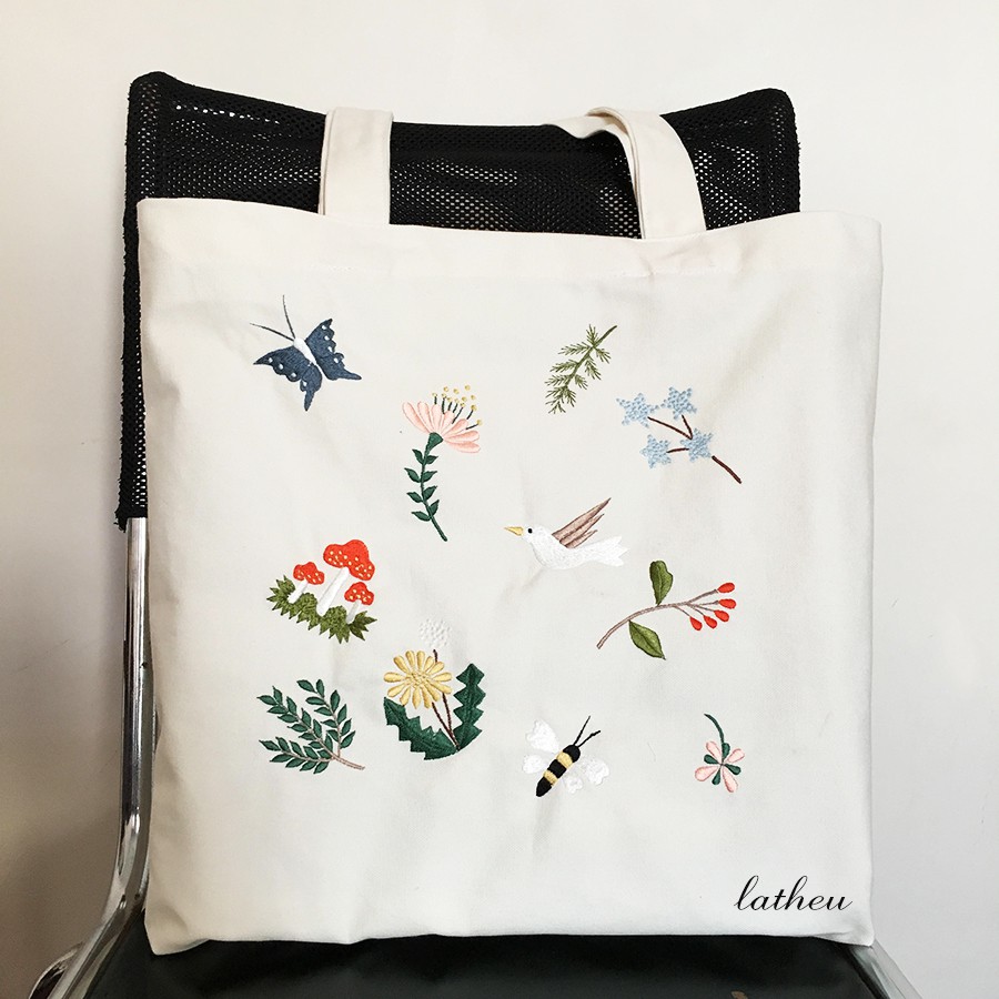 Túi tote canvas, túi vải Garden
