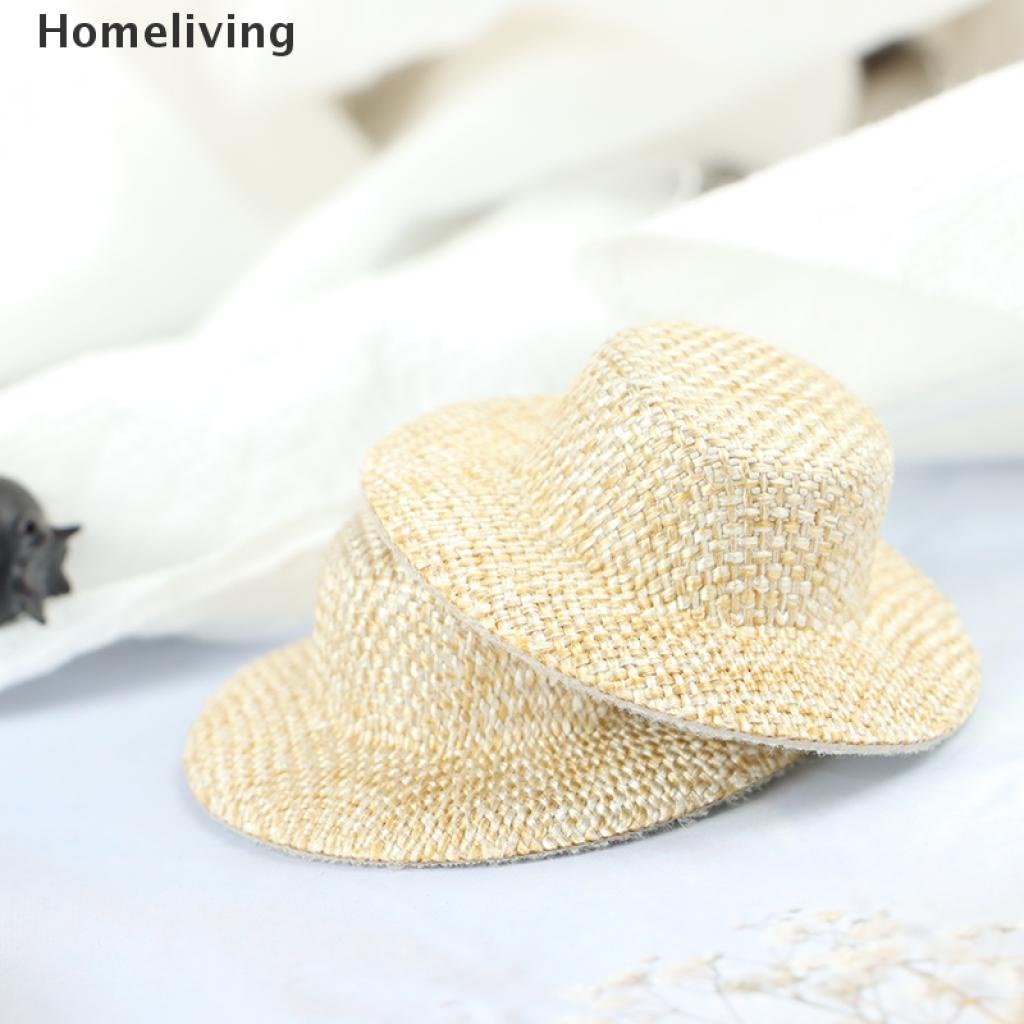 Bộ 2 Nón Rơm Mini Dùng Để Trang Trí Nhà Búp Bê