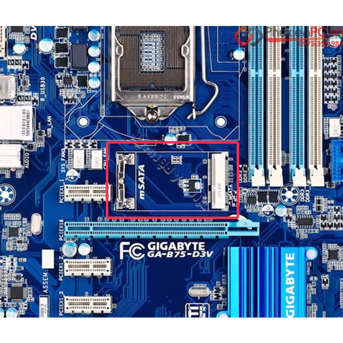 Adapter chuyển đổi ổ cứng SSD M.2 2230 2242 2280 sang mSATA. Dùng lắp đặt ổ cứng SSD M2 SATA cho máy tính PC, Laptop