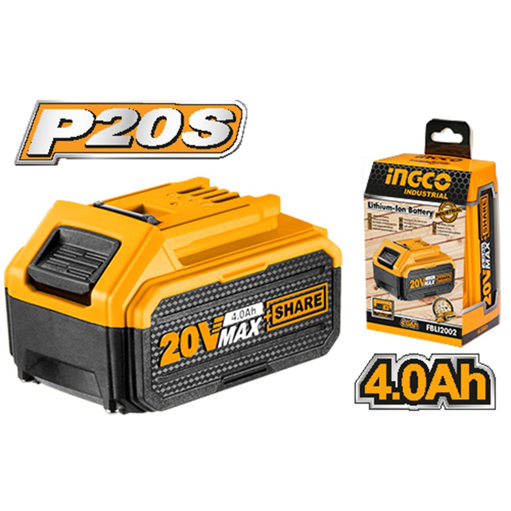 PIN LITHIUM 20V/4AH INGCO FBLI2002 - HÀNG CHÍNH HÃNG