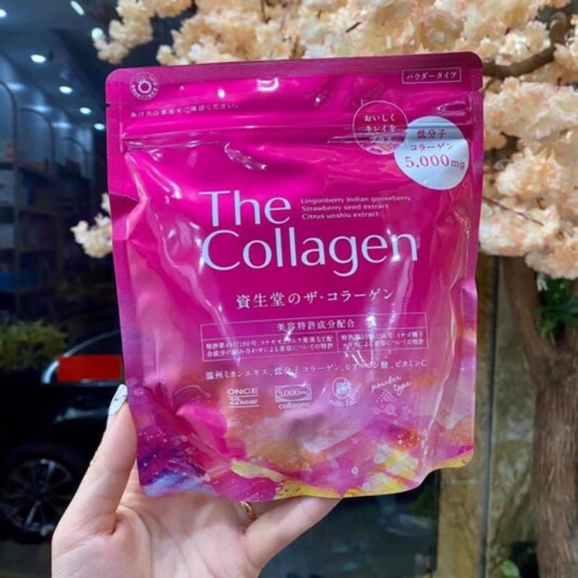 The Collagen Shiseido bột mẫu mới 2020