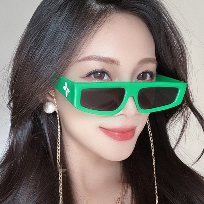 Kính Mát Hình Chữ Nhật Phong Cách Hiphop Thời Trang