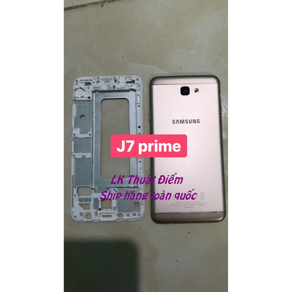 bộ vỏ j7 prime samsung (bộ zin)