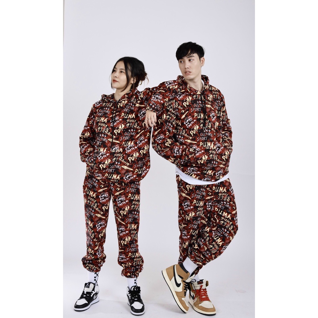 🔥 Bộ nỉ cao cấp PUMA 100% cotton, chất nỉ đẹp