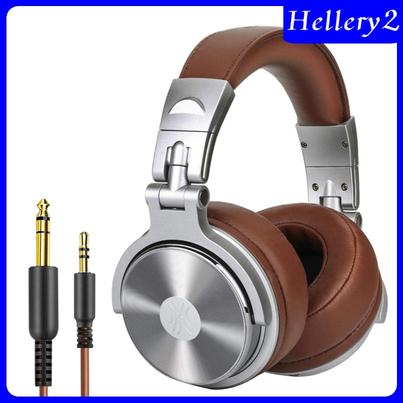 [HELLERY2] Pro-30 Over Ear Headphones Studio Monitor Mixing DJ Stereo Headsets w/Mic