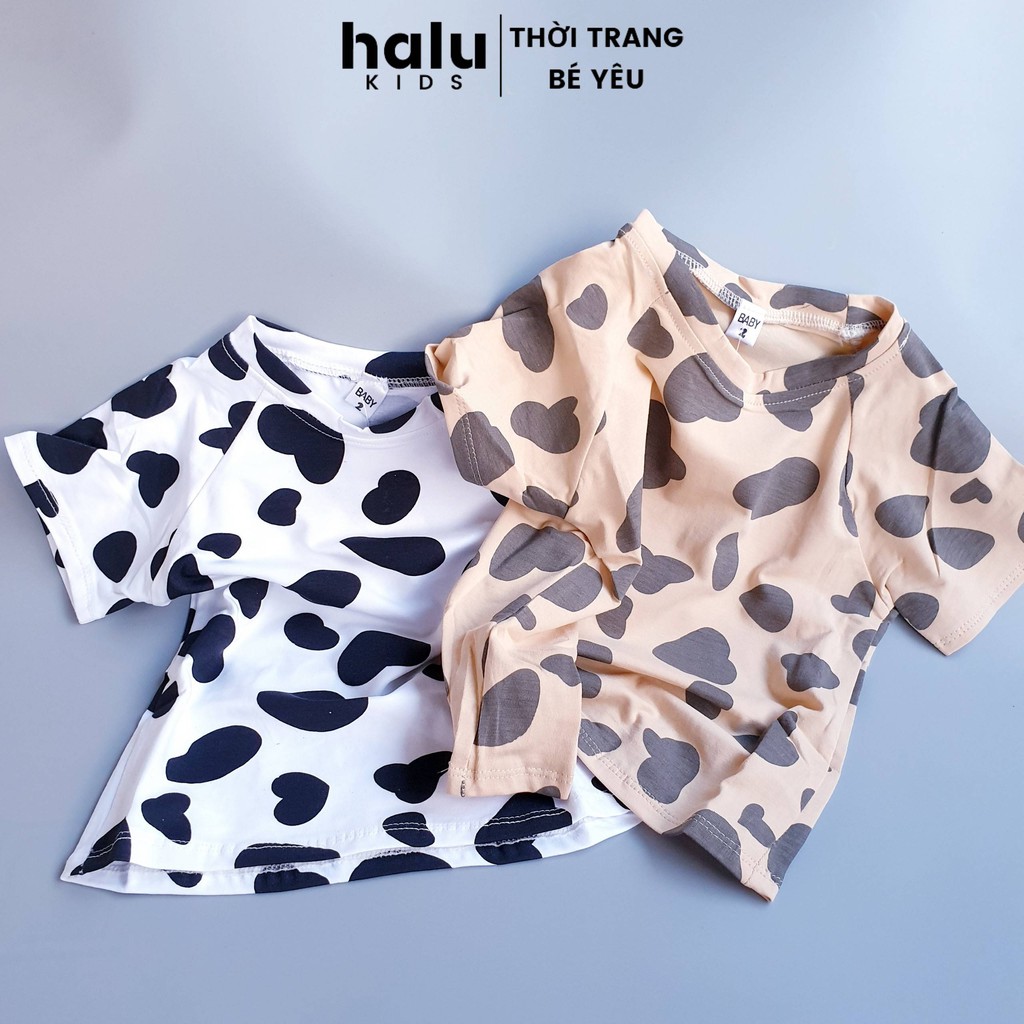 Bộ bò sữa cộc tay hàng Minky Mom Hot Trend 2021 cho bé - BBS02.Halukids.vn