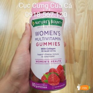 Kẹo dẻo bổ sung Vitamin cho phụ nữ Nature's Bounty(xách tay Mỹ)